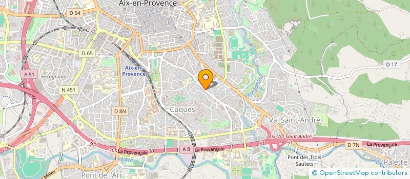 localisation de l'entreprise EXPERTCONSI à AIX-EN-PROVENCE