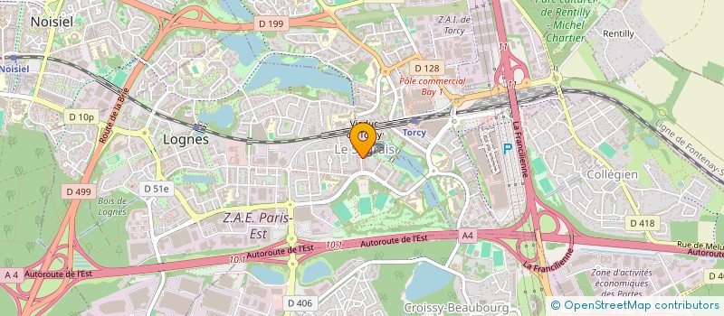 localisation de l'entreprise EXPERTDIAG à LOGNES