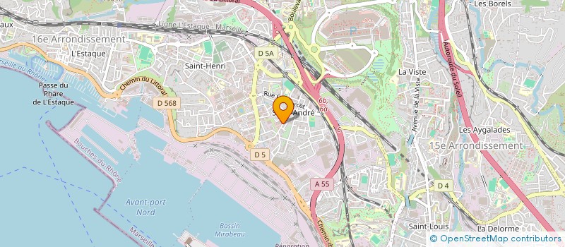 localisation de l'entreprise EXPERTEA  MARSEILLE