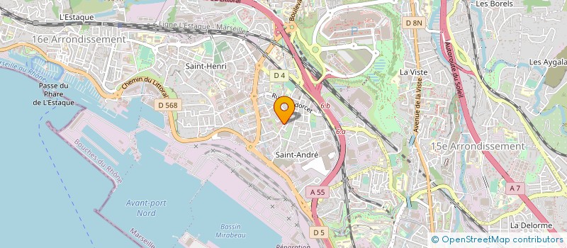 localisation de l'entreprise EXPERTEA SERVICES  MARSEILLE