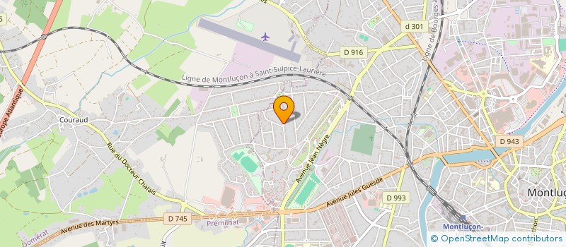 localisation de l'entreprise EXPERTEAM FRANCE à MONTLUCON