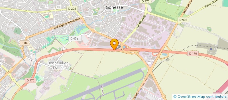 localisation de l'entreprise EXPERTELECOM à GONESSE
