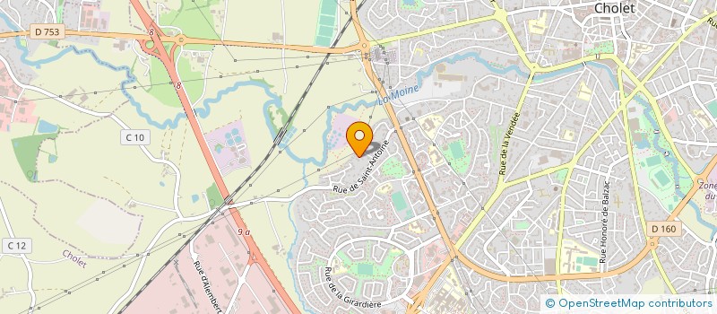 localisation de l'entreprise EXPERTEYES à CHOLET