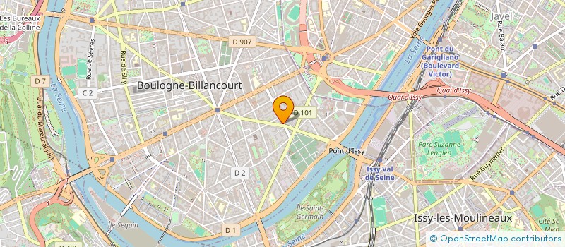 localisation de l'entreprise EXPERTIA ASSURANCES  BOULOGNE-BILLANCOURT