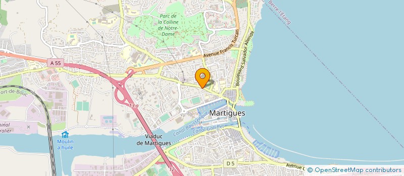 localisation de l'entreprise EXPERTIMA TECHNOLOGIES à MARTIGUES
