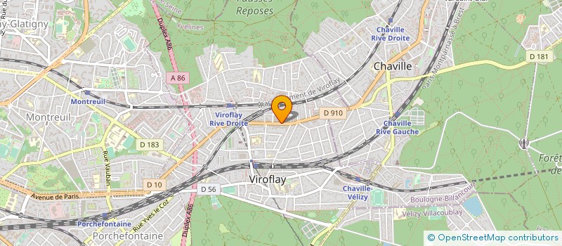 localisation de l'entreprise EXPERTIME à VIROFLAY