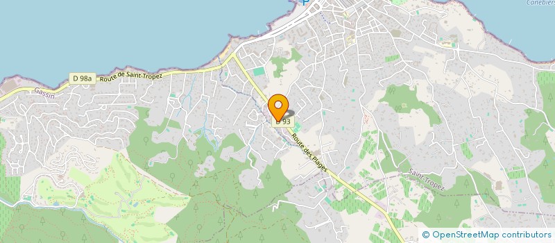 localisation de l'entreprise EXPERTIMMO CARTEAU à SAINT-TROPEZ