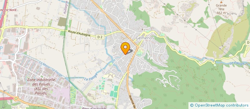 localisation de l'entreprise EXPERTIMMO SUD  GEMENOS