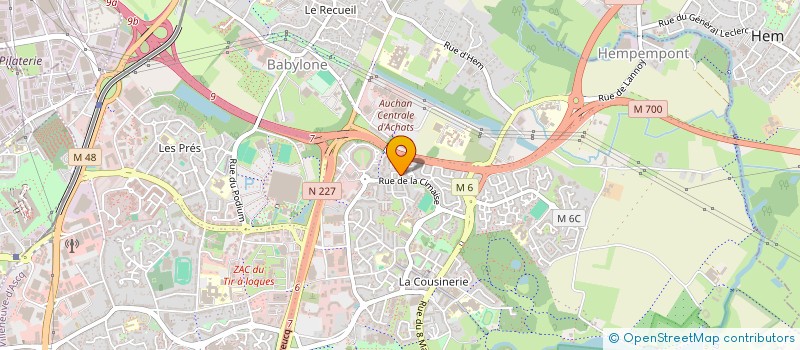 localisation de l'entreprise EXPERTIQUE à VILLENEUVE-D'ASCQ