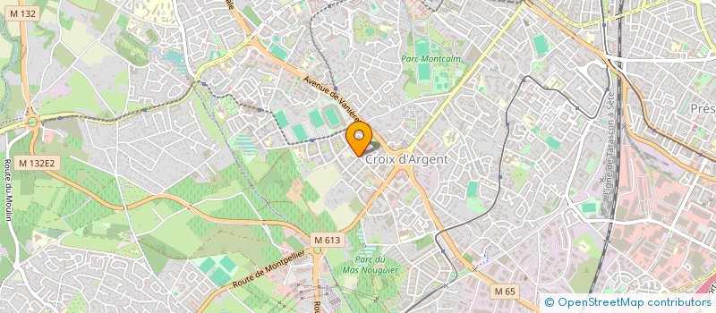 localisation de l'entreprise EXPERTIS à MONTPELLIER