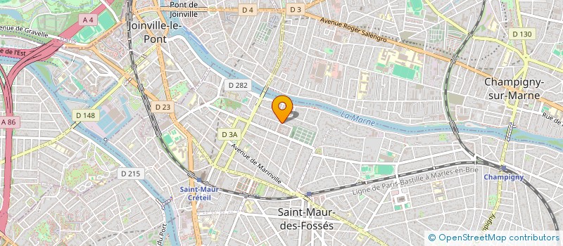 localisation de l'entreprise EXPERTIS RH  SAINT-MAUR-DES-FOSSES