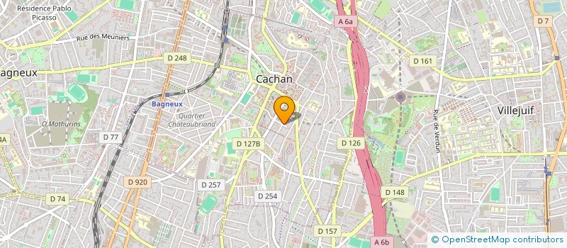 localisation de l'entreprise EXPERTISA  CACHAN