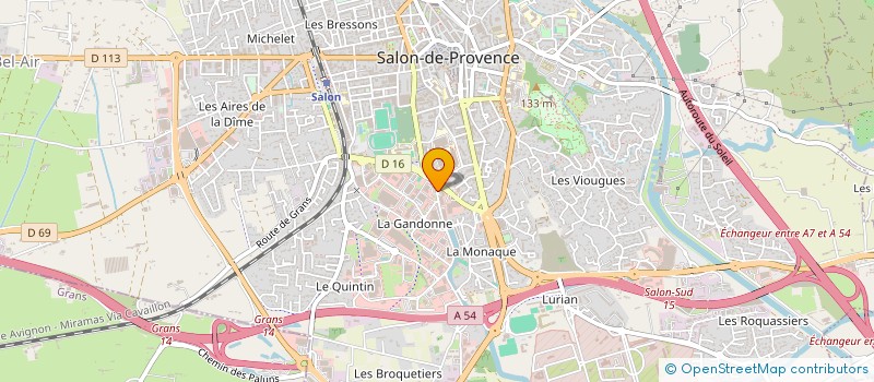 localisation de l'entreprise EXPERTISE 13 à SALON-DE-PROVENCE