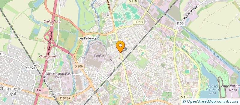 localisation de l'entreprise EXPERTISE 71 à CHALON-SUR-SAONE