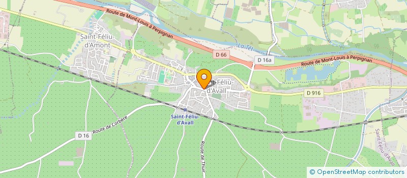 localisation de l'entreprise EXPERTISE AUDIT HABITAT (EAH) à SAINT-FELIU-D'AVALL