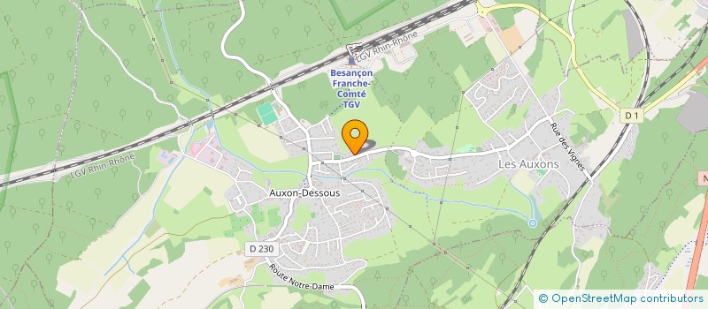 localisation de l'entreprise EXPERTISE CAFE  LES AUXONS