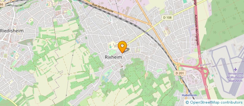 localisation de l'entreprise EXPERTISE CAO ELECTRO-TECHNIQUE à RIXHEIM