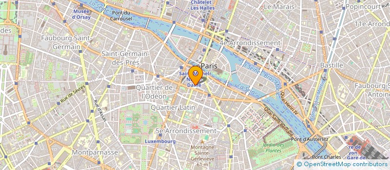 localisation de l'entreprise EXPERTISE COMPTABLE AUDIM à PARIS