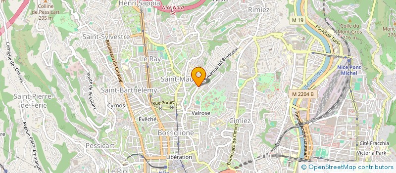 localisation de l'entreprise EXPERTISE COMPTABLE AUDITING à NICE