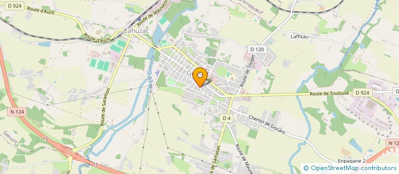 localisation de l'entreprise EXPERTISE COMPTABLE BRAZZALOTTO  GIMONT