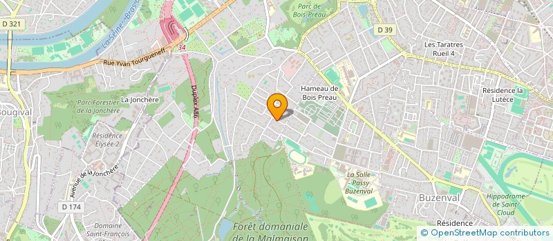 localisation de l'entreprise EXPERTISE COMPTABLE CONNECTEE à RUEIL-MALMAISON