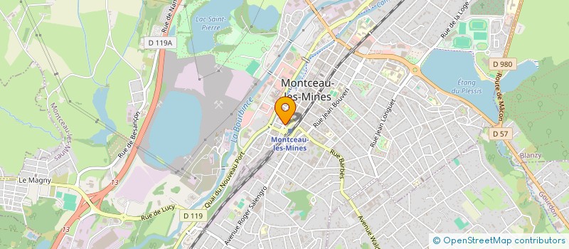 localisation de l'entreprise EXPERTISE COMPTABLE CONSEIL à MONTCEAU-LES-MINES