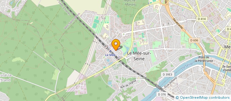 localisation de l'entreprise EXPERTISE COMPTABLE CONSEIL LEGISL AUDIT à LE MEE-SUR-SEINE