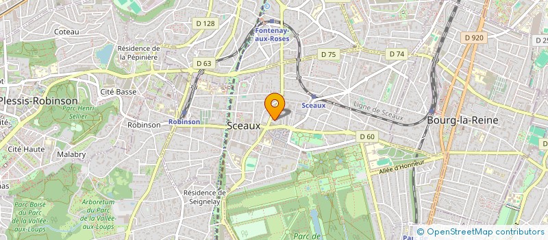 localisation de l'entreprise EXPERTISE COMPTABLE DEVELOPPEMENT ENT à SCEAUX