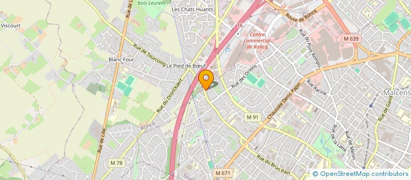 localisation de l'entreprise EXPERTISE COMPTABLE ET AUDIT CLE  TOURCOING