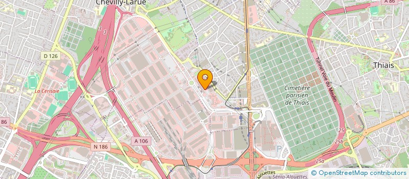 localisation de l'entreprise EXPERTISE COMPTABLE ET COMMISSARIAT AUX COMPTES  CHEVILLY-LARUE