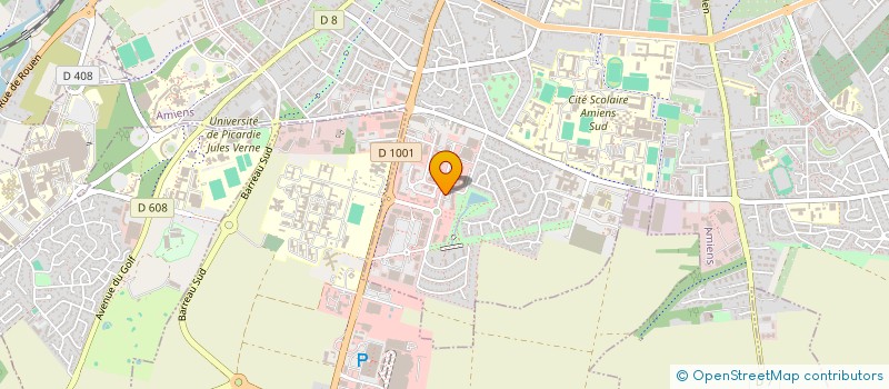 localisation de l'entreprise EXPERTISE COMPTABLE ET CONSEIL HUSSON  AMIENS