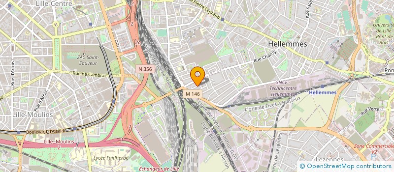 localisation de l'entreprise EXPERTISE COMPTABLE ET CONSEILS à LILLE