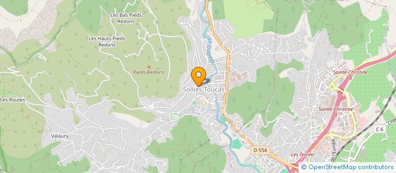 localisation de l'entreprise EXPERTISE COMPTABLE PANIER  PIERREFEU-DU-VAR