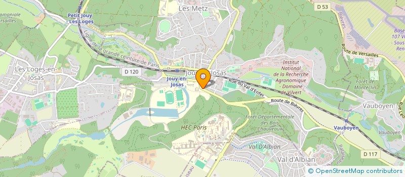 localisation de l'entreprise EXPERTISE CONSEIL ET TOPOMETRIE à JOUY-EN-JOSAS