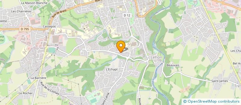 localisation de l'entreprise EXPERTISE-CONSEIL LE PRIEUR à AUDIERNE