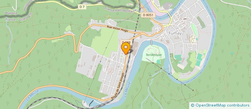 localisation de l'entreprise EXPERTISE CONVOYAGE  FUMAY