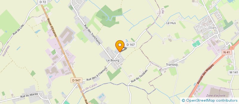 localisation de l'entreprise EXPERTISE D'EVENEMENT SANTE SPORT ET SCIENTIFIQUE  LORGIES