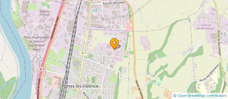 localisation de l'entreprise EXPERTISE DE L HABITAT FRANCAIS à PORTES-LES-VALENCE