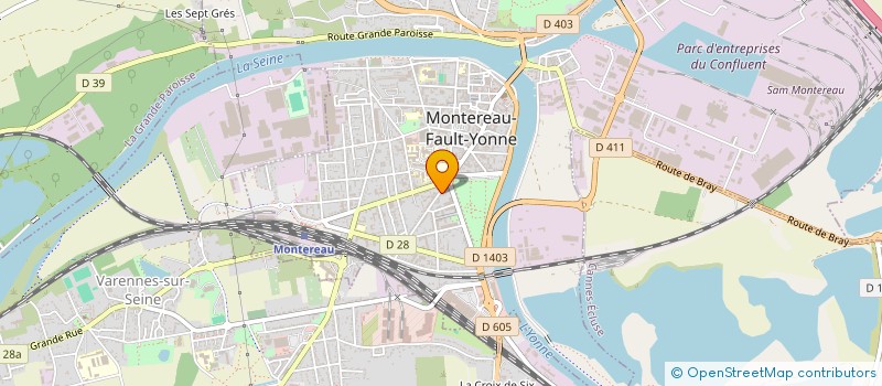 localisation de l'entreprise EXPERTISE DIAGNOSTIC HABITAT-E.D.H. à MONTEREAU-FAULT-YONNE