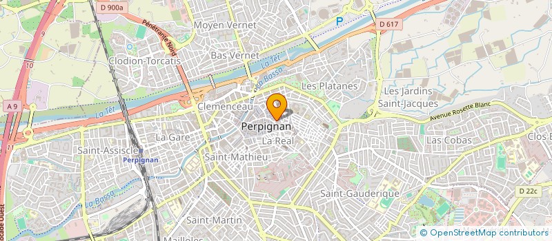 localisation de l'entreprise EXPERTISE DIAGNOSTIC IMMO ROUSSILLON  PERPIGNAN