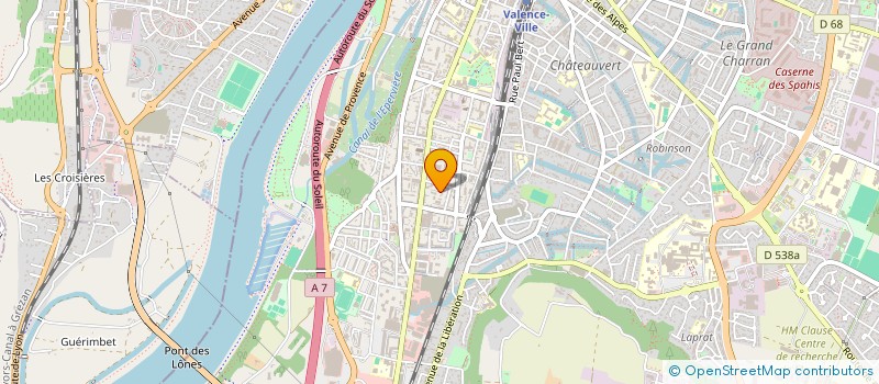 localisation de l'entreprise EXPERTISE DU BATIMENT à VALENCE