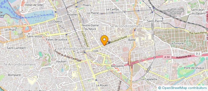 localisation de l'entreprise EXPERTISE DU SUD EST à MARSEILLE