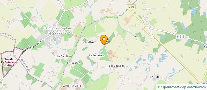 localisation de l'entreprise EXPERTISE ENERGIE LOIRE à MONTREVAULT-SUR-EVRE