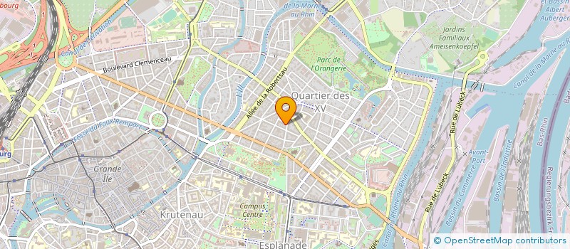 localisation de l'entreprise EXPERTISE ENERGIE OPTIMISATION SUIVI à STRASBOURG