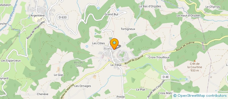 localisation de l'entreprise EXPERTISE ESPACES VERTS  AVEIZE