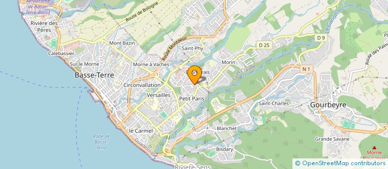 localisation de l'entreprise EXPERTISE ET CONSEILS PARTNERS à BASSE-TERRE