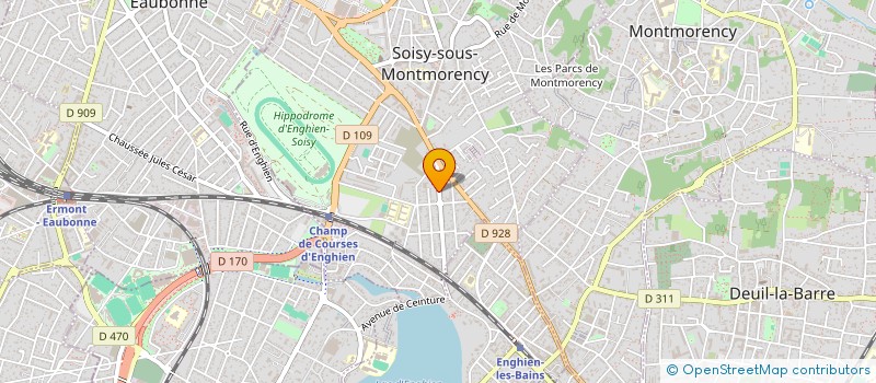 localisation de l'entreprise EXPERTISE ET CONSEILS VIEIRA  SOISY-SOUS-MONTMORENCY