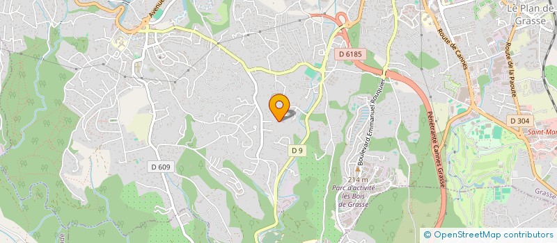 localisation de l'entreprise EXPERTISE ET MAITRISE BATIMENT 06 à GRASSE