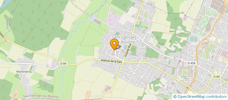 localisation de l'entreprise EXPERTISE ET TECHNIQUE COMPTABLES à SAINT-GEORGES-SUR-BAULCHE