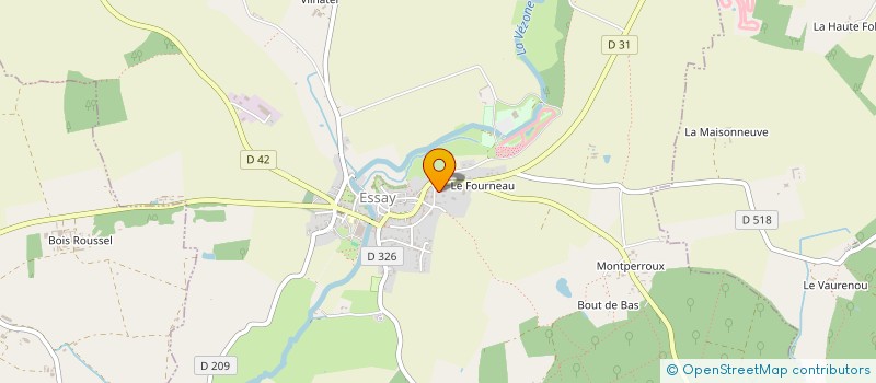 localisation de l'entreprise EXPERTISE & FINANCE à MORTREE